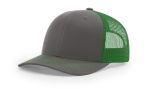Richardson 112 Wholesale Charcoal/Kelly Hat