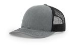 Richardson 112 Wholesale Heather Grey/Black Hat