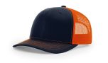 Richardson 112 Wholesale Navy/Orange Hat