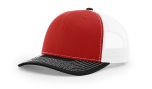 Richardson 112 Wholesale Red/White/Black Hat