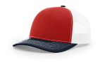 Richardson 112 Wholesale Red/White/Navy Hat