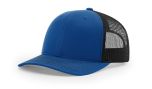 Richardson 112 Wholesale Royal/Black Hat