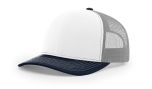 Richardson 112 Wholesale White/Aluminum/Navy Hat
