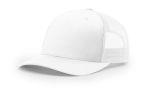 Richardson 112FP White Trucker Mesh Hat