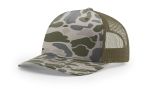 Richardson 112PFP March Duck Camo Loden Trucker Mesh Hat