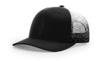 112PM Black Black White Fade