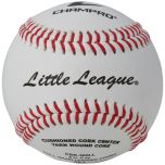 CHAMPRO LITTLE LEAGUE® - DOUBLE CUSHION CORK CORE - FULL GRAIN LEATHER COVER CBB-300LL 1-(Dozen)