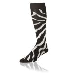 Zebra Socks by TCK | Style Number: LPZ61 small LPZ81 medium