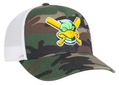 108C Digital Camo Trucker Mesh Adjustable Hat with 3D Custom Embroidery by Pacific Headwear FREE SHIPPING