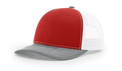 Richardson 112 Wholesale Red/White/Heather Grey Hat