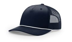 Richardson 112FPR Navy White Trucker Mesh Hat