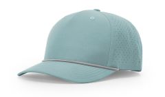 Richardson 355 Smoke Blue/Grey-White Laser Perforated Performance Rope Hat FREE SHIPPING