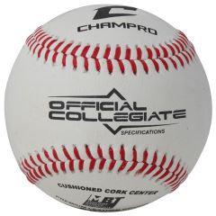 Champro COLLEGIATE SPECIFICATIONS - FULL GRAIN LEATHER COVER - FLAT SEAM CBB-501 1(dozen)
