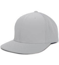 Pacific Headwear ES474 Silver Flexfit Trucker Mesh Hat