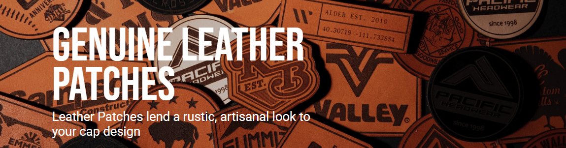 Leather Patches by Pacific Headwear