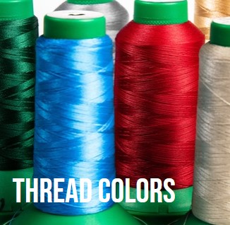 Thread Colors Have questions about what your embroidery colors will look like? Reference the thread chart below. Please note PMS is closest Pantone match. White White Isacord 0010 Black Black Isacord 0020 Charcoal Charcoal Isacord 0108 | PMS 423c Whale Whale Isacord 0111 | PMS 424c Silver Silver Isacord 0131 | PMS Cool Gray 7c Graphite Graphite Isacord 0138 | PMS Cool Gray 11c Pewter Pewter Isacord 4174 | PMS 446c Light Silver Light Silver Isacord 3971 | PMS 420c Light Brass Light Brass Isacord 0221 | PMS 128c Artichoke Artichoke Isacord 0232 | PMS 3975c Vegas Gold Vegas Gold Madeira 1684 | PMS 7501c Canary Canary Isacord 0311 | PMS 122c Yellow Dog Yellow Dog Isacord 0520 | PMS 1205c Monaco Gold Monaco Gold Isacord 0532 | PMS 4545c Ginger Ginger Isacord 0546 | PMS 111c Flax Flax Isacord 0552 | PMS 467c Yellow Yellow Isacord 0600 | PMS 108c / Yellow 012c Pale Yellow Pale Yellow Isacord 0630 | PMS 120c Parchment Parchment Isacord 0640 | PMS 127c Khaki Khaki Isacord 0672 | PMS 7535c Athletic Gold Athletic Gold Isacord 0702 | PMS 1235c Chevy Chevy Isacord | PMS 156c Light Khaki Light Khaki Isacord 0761 | PMS 7501c Sunrise Sunrise Isacord 0800 | PMS 137c Honey Gold Honey Gold Isacord 0821 | PMS 7563c Old Gold Old Gold Isacord 0822 | PMS 7407c Sunset Sunset Isacord 0824 | PMS 131c Toffee Toffee Isacord 0842 | PMS 7509c Tan Tan Isacord 0851 | PMS 7508c Tantone Tantone Isacord 0861 | PMS 7529c Stone Stone Isacord 0870 | PMS 9180c Mocha Mocha Isacord 0873 | PMS 7536c Ashley Gold Ashley Gold Isacord 0922 | PMS 139c Brown Brown Isacord 0933 | PMS 469c / 731c Light Brown Light Brown Isacord 0934 | PMS 4655c Autumn Leaf Autumn Leaf Isacord 0940 | PMS 145c Golden Grain Golden Grain Isacord 0941 | PMS 154c Pine Bark Pine Bark Isacord 0945 | PMS 2321c Bark Bark Isacord 1055 | PMS 2320c Shrimp Shrimp Isacord 1060 | PMS 475c Taupe Taupe Isacord 1061 | PMS 480c Tennessee Orange Tennessee Orange Isacord 1102 | PMS 151c Copper Copper Isacord 1115 | PMS 160c Caramel Caramel Isacord 1123 | PMS 727c Cream Cream Isacord | PMS 7401c Beige Beige Isacord 1141 | PMS 728c Penny Penny Isacord 1154c | PMS 4635c Apricot Apricot Isacord 1220 | PMS 158c Tangerine Tangerine Isacord 1300 | PMS 165c Paprika Paprika Isacord 1301 | PMS 173c Hurricane Orange Hurricane Orange Isacord 1305 | PMS 172c Atomic Orange Atomic Orange Isacord | PMS 021c Texas Orange Texas Orange Isacord | PMS 174c Bethlehem Bethlehem Isacord 1342 | PMS 168c Sherbet Sherbet Isacord 1352 | PMS 163c Fox Fox Isacord 1355 | PMS 477c Chocolate Chocolate Isacord 1366 | PMS 4975c Salmon Salmon Isacord 1532 | PMS 169c Coral Coral Isacord 1600 | PMS 7417c Redbank Redbank Isacord | PMS 1595c Red Orange Red Orange Isacord 1704 | PMS 1795c Terra Cotta Terra Cotta Isacord 1725 | PMS 1805c Light Salmon Light Salmon Isacord 1755 | PMS 699c Shell Shell Isacord 1760 | PMS 488c Granite Granite Isacord 1874 | PMS 405c Light Chocolate Light Chocolate Isacord 1876 | PMS 476c Red Red Isacord 1902 | PMS 200c Lipstick Lipstick Isacord1903 | PMS 199c Tulip Tulip Isacord 1906 | PMS 207c Crimson Crimson Isacord 1911 | PMS 201c Cardinal Cardinal Isacord 1912 | PMS 1945c / 7426c Bubblegum Bubblegum Isacord 1950 | PMS 812c Neon Orange Neon Orange Madeira 1946 | PMS 1655c Orange Orange Medeira 1987 | PMS 021c Teaberry Teaberry Isacord 2051 | PMS 5015c Cranberry Cranberry Isacord 2113 | PMS 1955c Maroon Maroon Isacord 2115 | PMS 505c / 7421c Light Pink Light Pink Isacord 2155 | PMS 182c Mauve Mauve Isacord 2241 | PMS 695c Pink Pink Isacord 2550 | 496c Fuschia Fuschia Isacord 2300 | PMS 226c Wine Wine Isacord 2333 | PMS 229c Passion Passion Isacord | PMS 225c Neon Pink Neon Pink Isacord | PMS 212c / 1915c Light Plum Light Plum Isacord 2600 | 2612c Steel Steel Isacord 2674 | PMS 7544c Plum Plum Isacord 2715 | PMS 2613c Dark Purple Dark Purple Isacord 2900 | PMS 267c Iris Iris Isacord 2905 | PMS 268c Grape Grape Isacord 2910 | PMS 2577c Violet Violet Isacord 2920 | PMS 2665c Purple Purple Isacord 3110 | PMS 273c / 2755c Amethyst Amethyst Isacord 3241 | PMS 5285c Blue Ribbon Blue Ribbon Isacord 3323 | PMS 281c Periwinkle Periwinkle Isacord 3332 | PMS 2726c Dark Royal Dark Royal Isacord 3333 | PMS 208c Dark Indigo Dark Indigo Isacord 3355 | PMS 2768c Royal Blue Royal Blue Isacord 3544 Navy Blue Navy Blue Isacord 3554 | PMS 2767c Jean Blue Jean Blue Isacord 3644 | PMS 295c Denim Blue Denim Blue Isacord 3743 | PMS 7693c Sky Sky Isacord 3761 | PMS 544c Light Denim Light Denim Isacord | PMS 2143c Reef Blue Reef Blue Isacord | PMS 2925c Columbia Blue Columbia Blue Isacord 3820 | PMS 542c Bright Blue Bright Blue Isacord 3901 | PMS 7461c Eclipse Eclipse Isacord 3953 | PMS 5405c Teal Teal Isacord 4032 | PMS 7697c Wave Blue Wave Blue Isacord 4101 | PMS 639c Cali Blue Cali Blue Isacord 4103 Blue Teal Blue Teal Isacord 4113 | PMS 639c Dark Teal Dark Teal Isacord 4116 | PMS 315c Light Mallard Light Mallard Isacord 4421 | PMS 7474c Sheldon Teal Sheldon Teal Isacord 4423 | PMS 321c / 3135c Water Water Isacord 4430 | PMS 318c Seafoam Seafoam Isacord 4230 | PMS 630c Spruce Spruce Isacord 4515 | PMS 316c Green Teal Green Teal Isacord 4610 | PMS 7473c Sea Green Sea Green Isacord 4625 | PMS 562c Jade Jade Isacord 4643 | PMS 5473c Tree Green Tree Green Isacord 5100 | PMS 335c Rainforest Rainforest Isacord 5005 | PMS 3292c Jungle Jungle Isacord 5101 | PMS 3282c Light Jungle Light Jungle Isacord 5115 | PMS 7465c Dark Mint Dark Mint Isacord 5210 | PMS 3395c Mint Mint Isacord 5220 | PMS 345c Bright Green Bright Green Isacord 5324 | PMS 3425c Dark Green Dark Green Isacord 5326 | PMD 554c / 7484c Dark Pine Dark Pine Isacord 5374 | PMS 567c Kelly Green Kelly Green Isacord 5415 | PMS 348c Swiss Ivy Swiss Ivy Isacord 5422 | PMS 3415c Limedrop Limedrop Isacord 5500 | PMS 802c Lime Lime Isacord 5510 | PMS 361c Palm Leaf Palm Leaf Isacord 5552 | PMS 5625c Deep Green Deep Green Isacord 5555 | PMS 350c Pear Pear Isacord 5610 | PMS 360c Drab Drab Isacord 5664 | PMS 5555c Light Lime Light Lime Isacord 5822 | PMS 577c Apple Apple Isacord 5912 | PMS 376c Sleestack Sleestack Isacord 5933 | PMS 371c Moss Moss Isacord 5934 | PMS 378c Dark Olive Dark Olive Isacord 5944 | PMS 553c Olive Olive Isacord 6133 | PMS 619c Camo Green Camo Green Isacord 6156 | PMS 448c Army Green Army Green Isacord 0465 | PMS 5815c Light Olive Light Olive Isacord 0453 | PMS 5783c Jalapeno Jalapeno Isacord 6051 | PMS 580c Limelight Limelight Isacord 6031 | PMS 382c Optic Yellow Optic Yellow Isacord 6010 | PMS 388c Metallic Silver Metallic Silver Yenmet 7266 (S-1) Metallic Gold Metallic Gold Yenmet 7194(S-14).