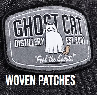 Woven Patches When the devil is in the details, woven patches are a perfect choice for your custom cap. Our most popular patch style, the tight weave allows for more design detail, clean lines and flatter appearance. Made with thinner thread and continuous stitching, woven patches achieve fine detail and flexibility to better contour to the shape of the crown. MOQ: 48 Pieces Standard Turn: 5 weeks from Final Proof Approval Location: Front Panel (Centered or Offset), Side Best For: Fine detail and smaller type Sizing: Max Height: 2.5"H | Max Width: 4.5".