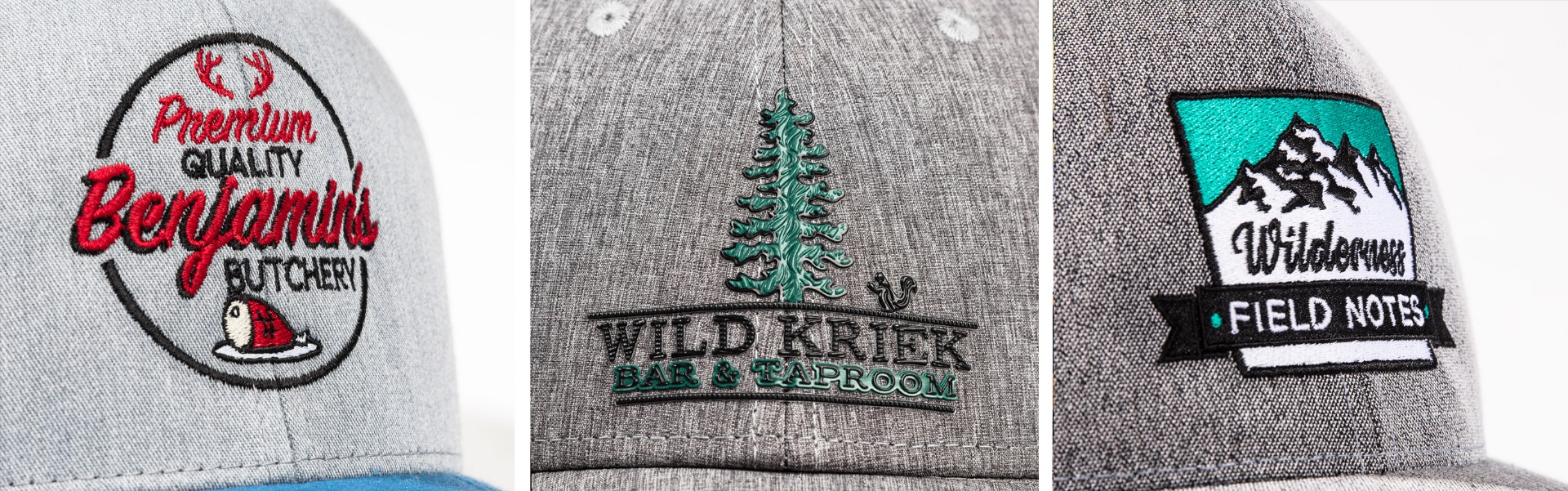 Stock Embroidery for Pacific Headwear Hats