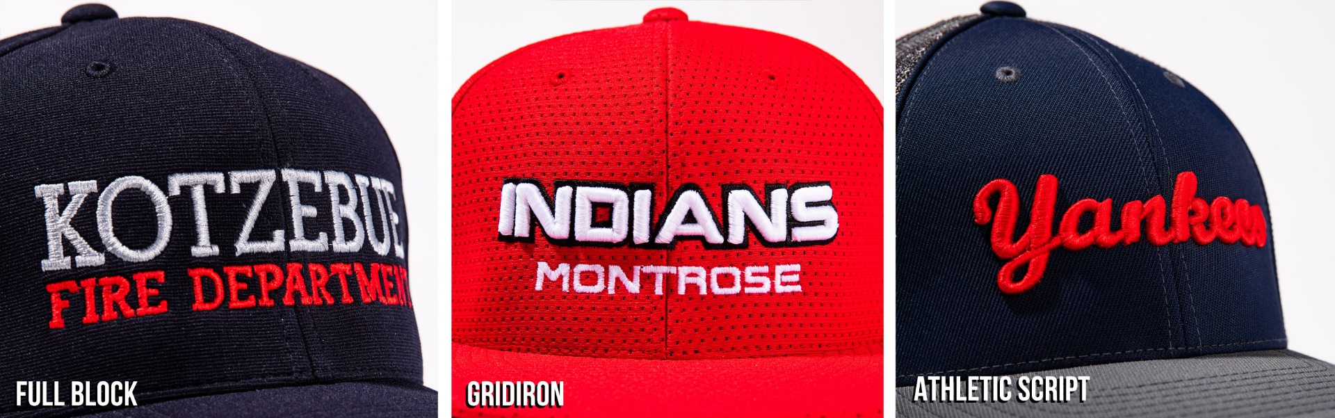 Wording Font by Pacific Headwear Wording Font by Pacific Headwear